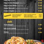 Menu 25Food corner Marrakech